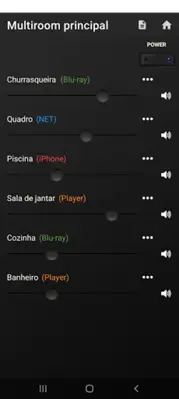 Multiroom android App screenshot 2